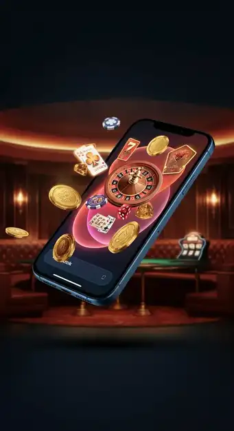 A vibrant screenshot of the Casino Vegastars game lobby, showcasing popular online pokies and live dealer tables, highlighting the extensive game selection.